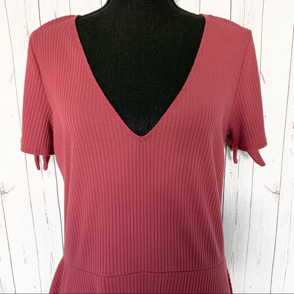 ⬇️🌹Abercrombie&Fitch (XL) Ribbed Midi Flare Dress - Picture 5 of 8